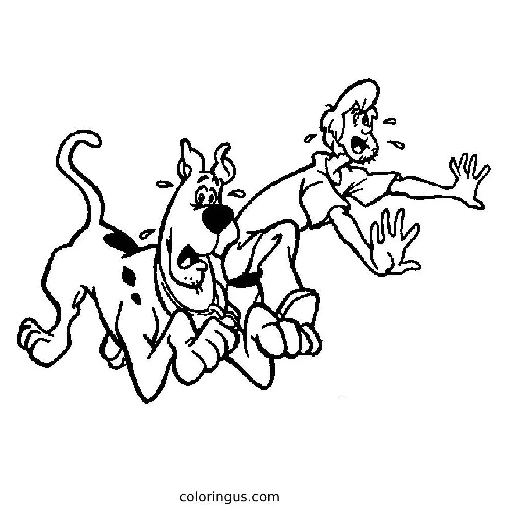 Scooby Doo Coloring Pages (Free Printable PDF)