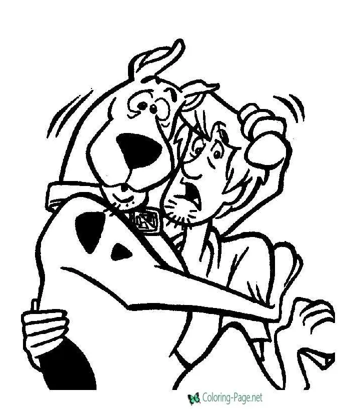 Scooby doo coloring pages