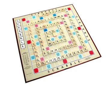 Wooden scrabble set etsy