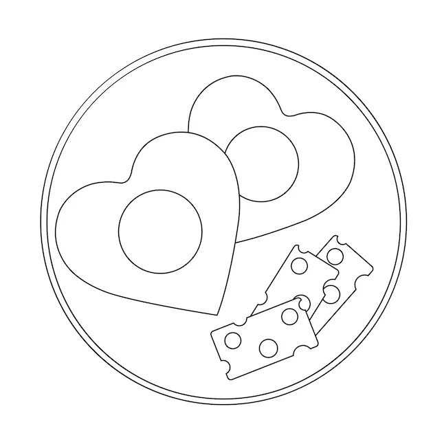 Scrambled eggs coloring page Vectors & Illustrations for Free Download
