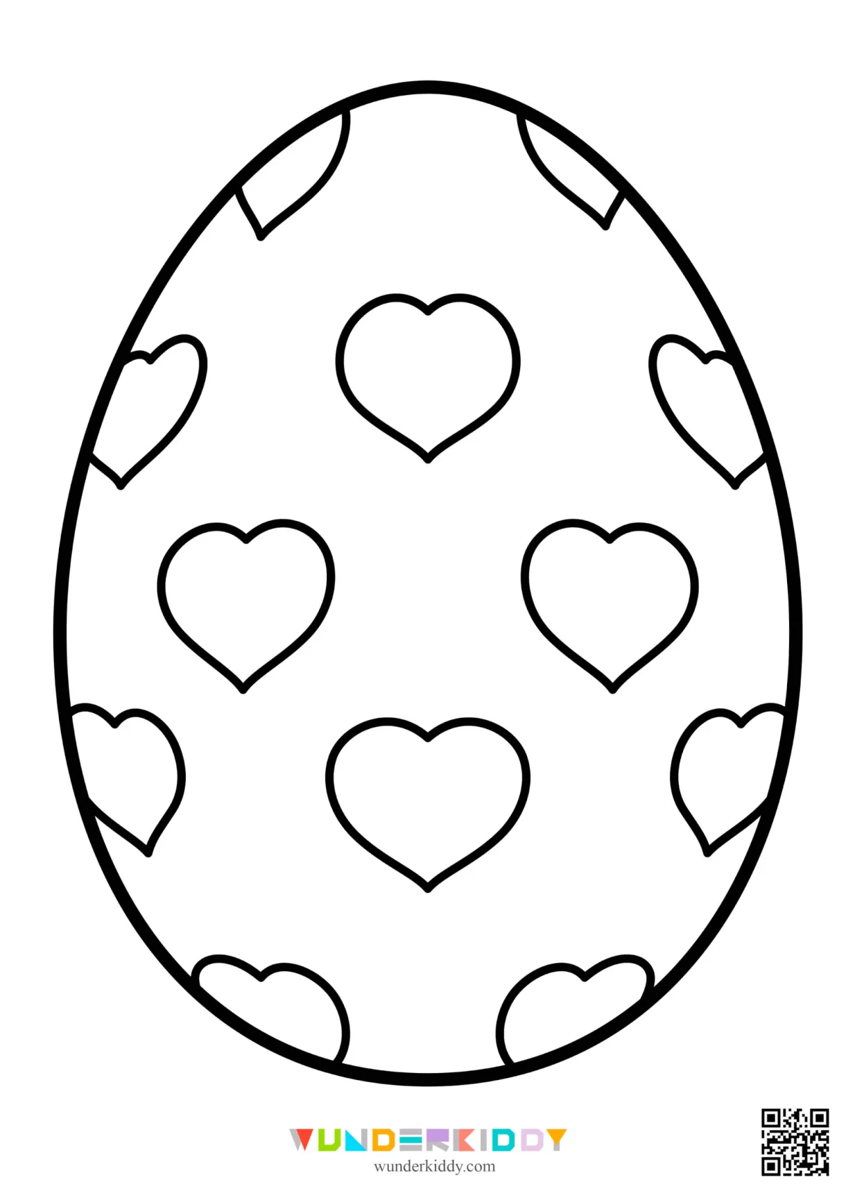 Egg Coloring Page Easter Eggs Coloring Pages