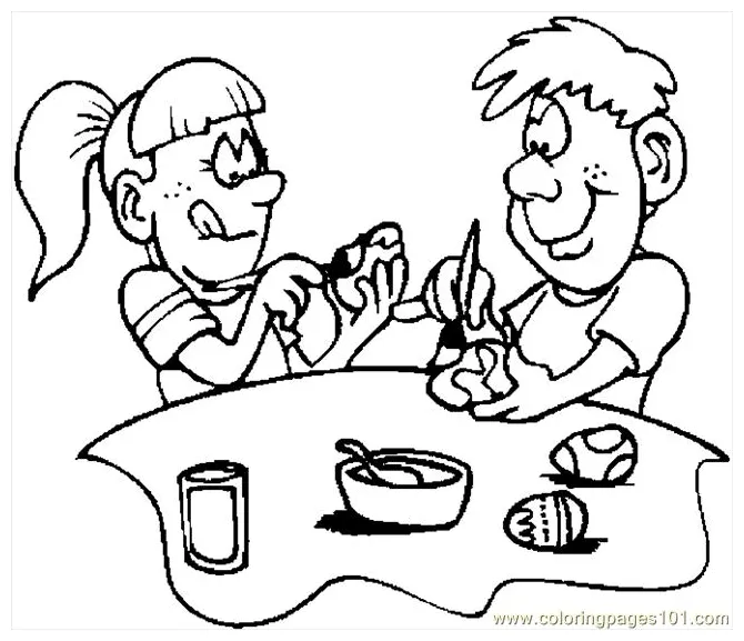 Scrambled eggs coloring pages coloring pages
