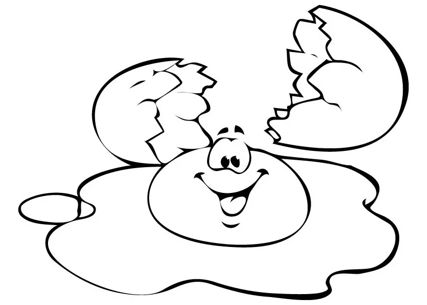 Scrambled eggs coloring pages coloring nation