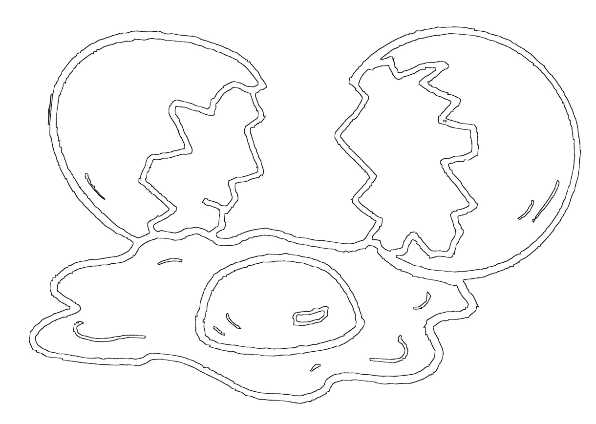 Scrambled eggs coloring pages coloring nation