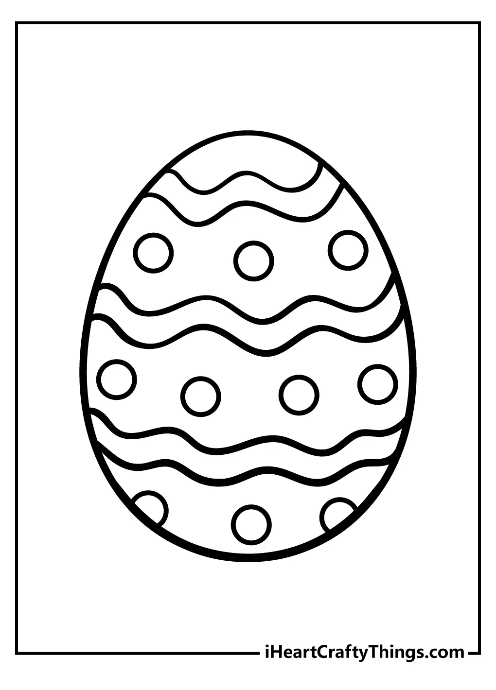 Blank Egg Coloring Page Coloring Pages