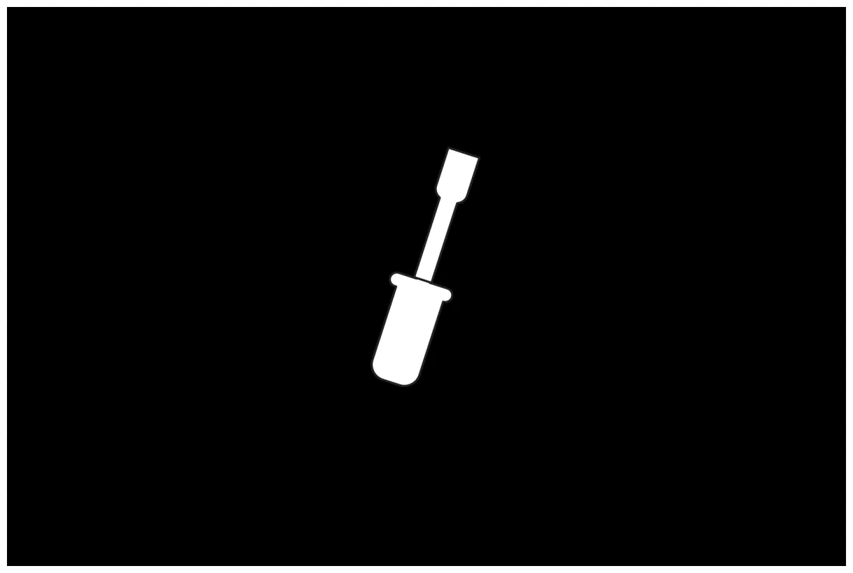 Labour screwdriver icon coloring page graphic by aerorbstudio