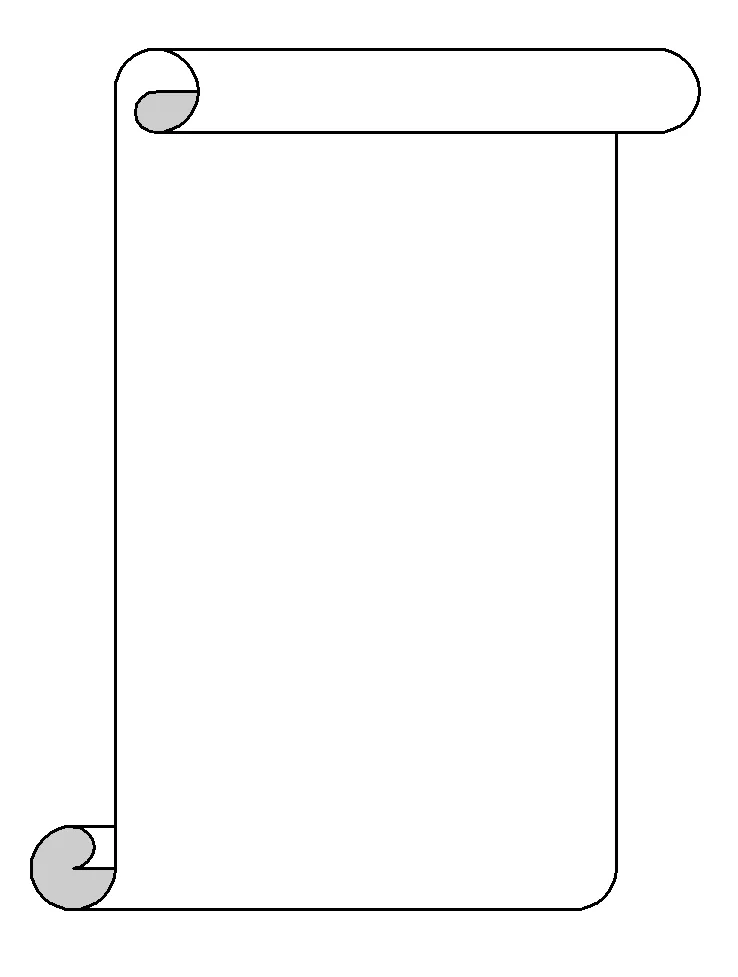 Scroll simple-shapes coloring pages & coloring book