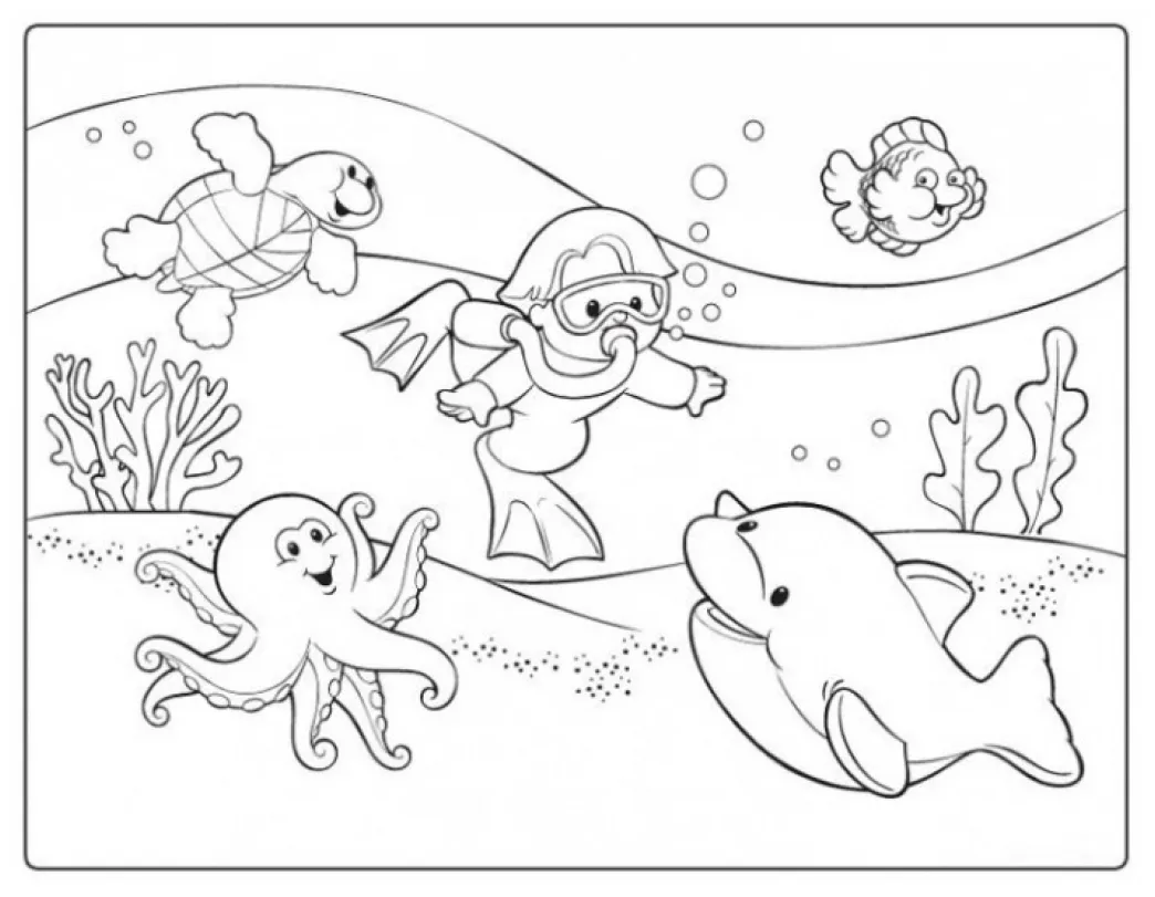 Scuba diver clipart at getdrawings