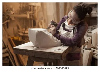 459 woman chiseling stone s, s & vectors shutterstock
