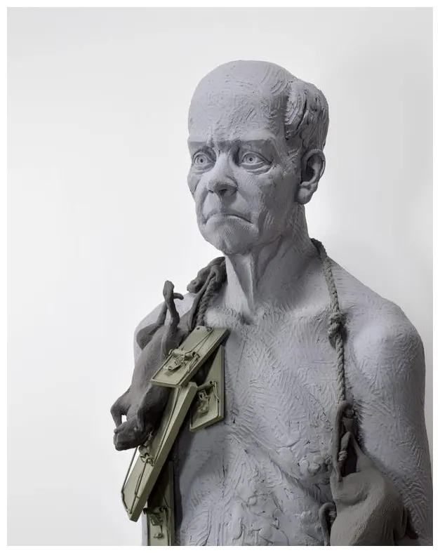 Nicholas Crombach - Rat Trapper 1 of 3 - life size, male, figurative