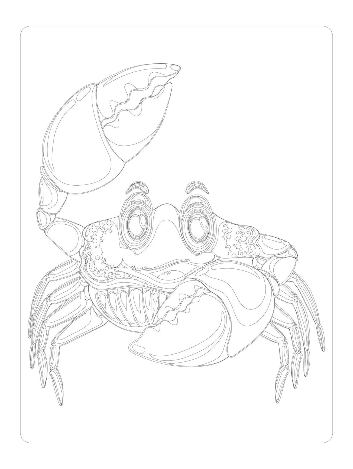 Sea animals coloring page 14029895 vector art at vecteezy