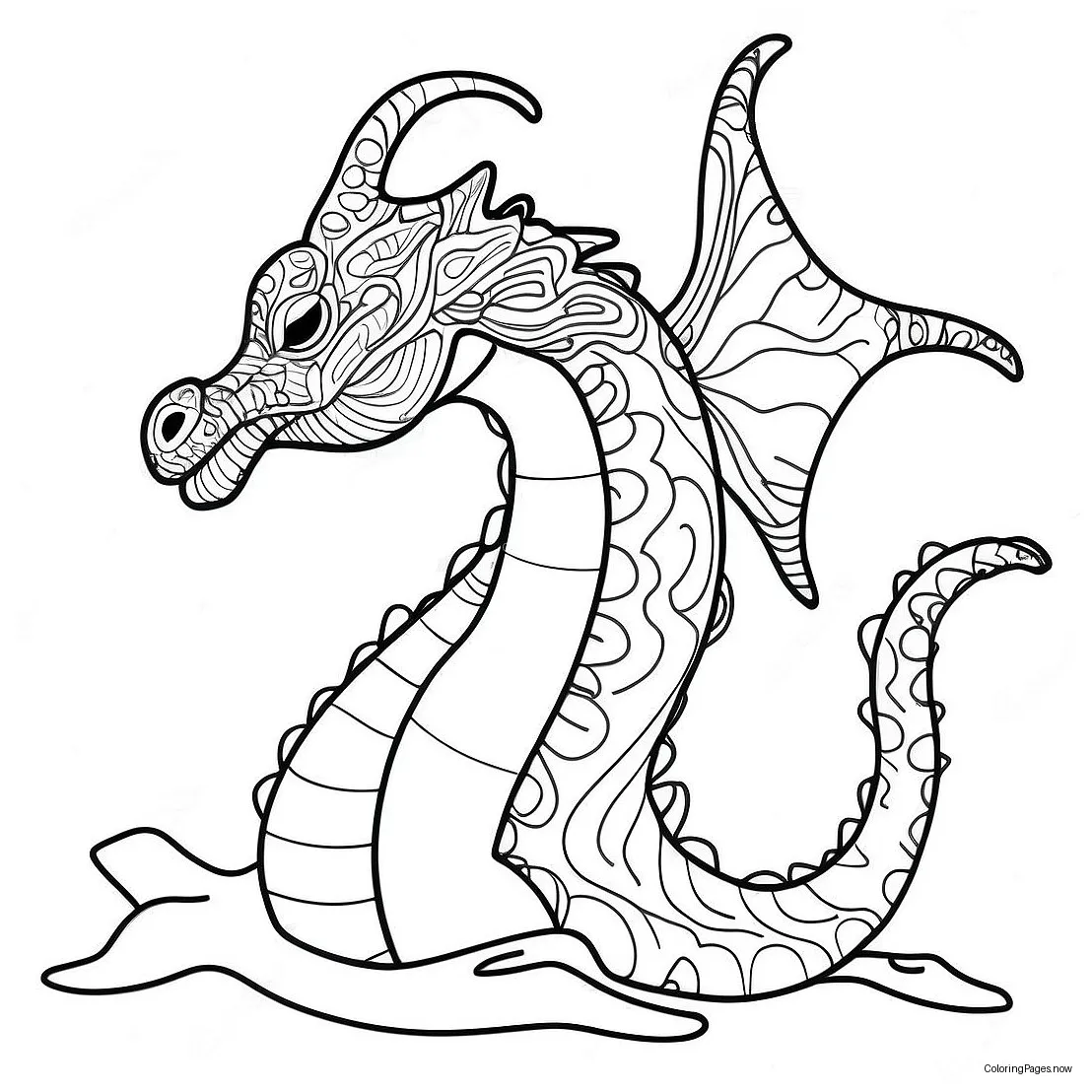 Sea Dragon Coloring Page (22711-18252)