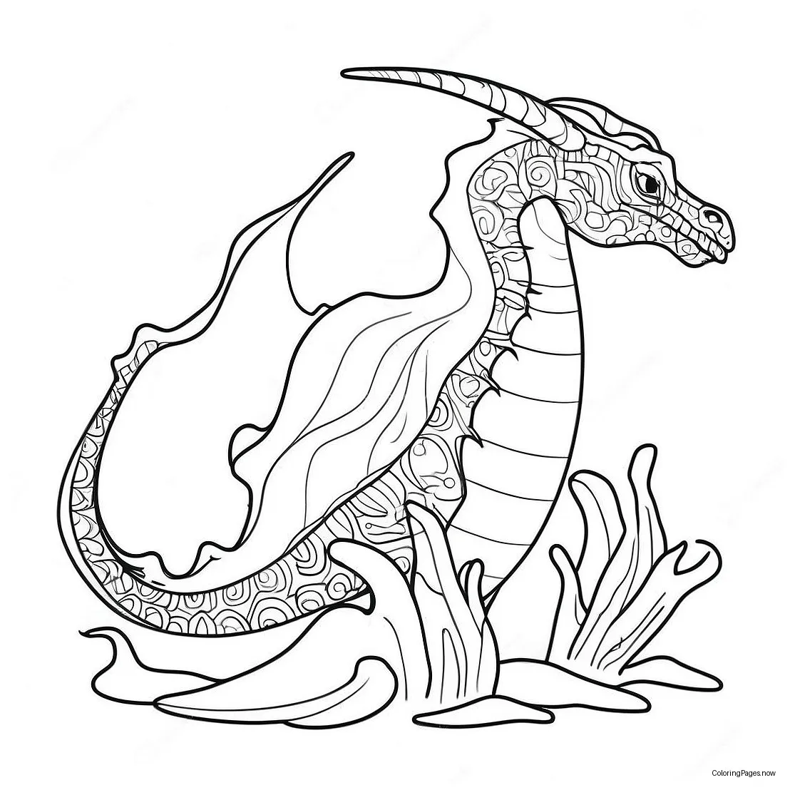 Sea Dragon Coloring Page (22711-18249)