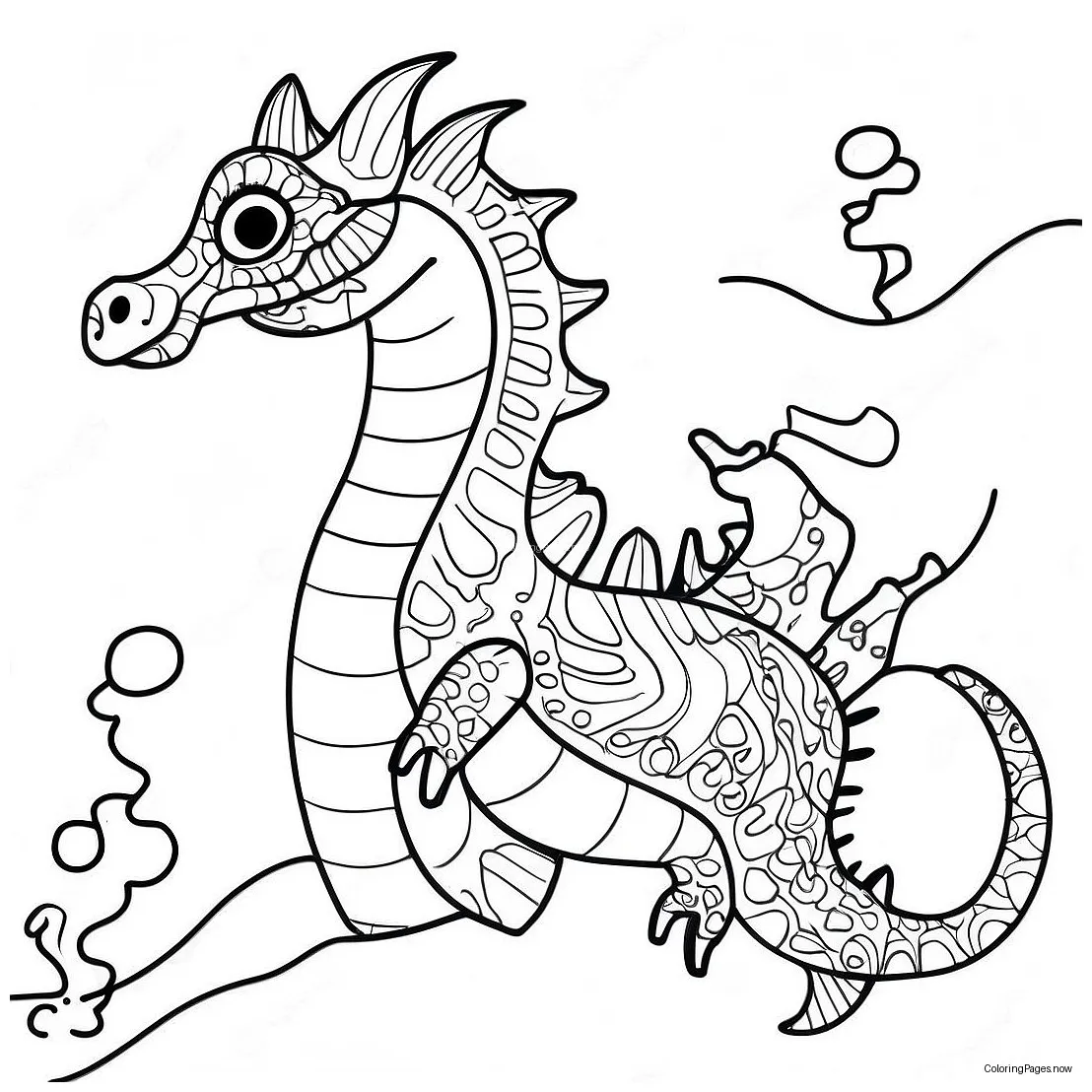 Sea Dragon Coloring Page (22711-18251)
