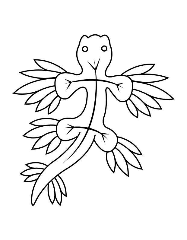 Printable sea dragon coloring page printable coloring page