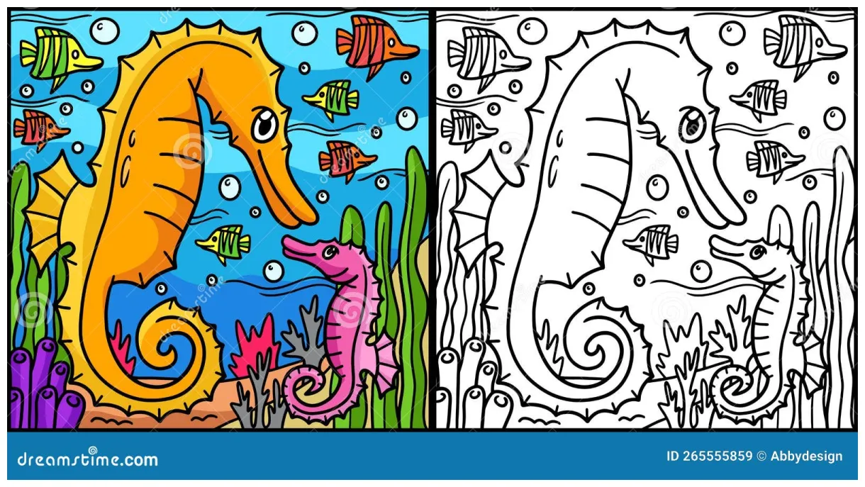 Colored illustration stock vector