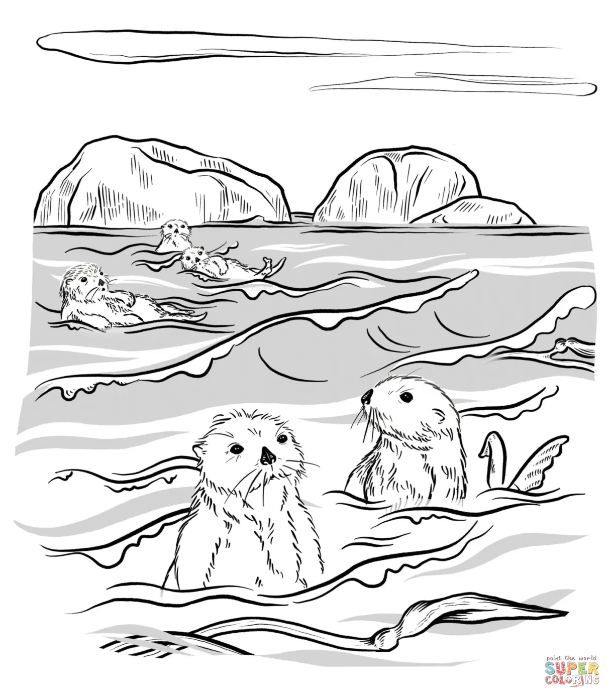 Coloring Pages Sea Otter [2025]