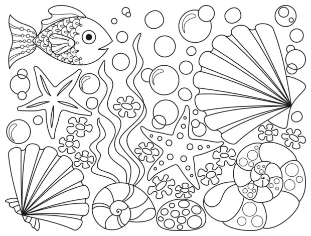 Sea coloring page s, sea coloring page s