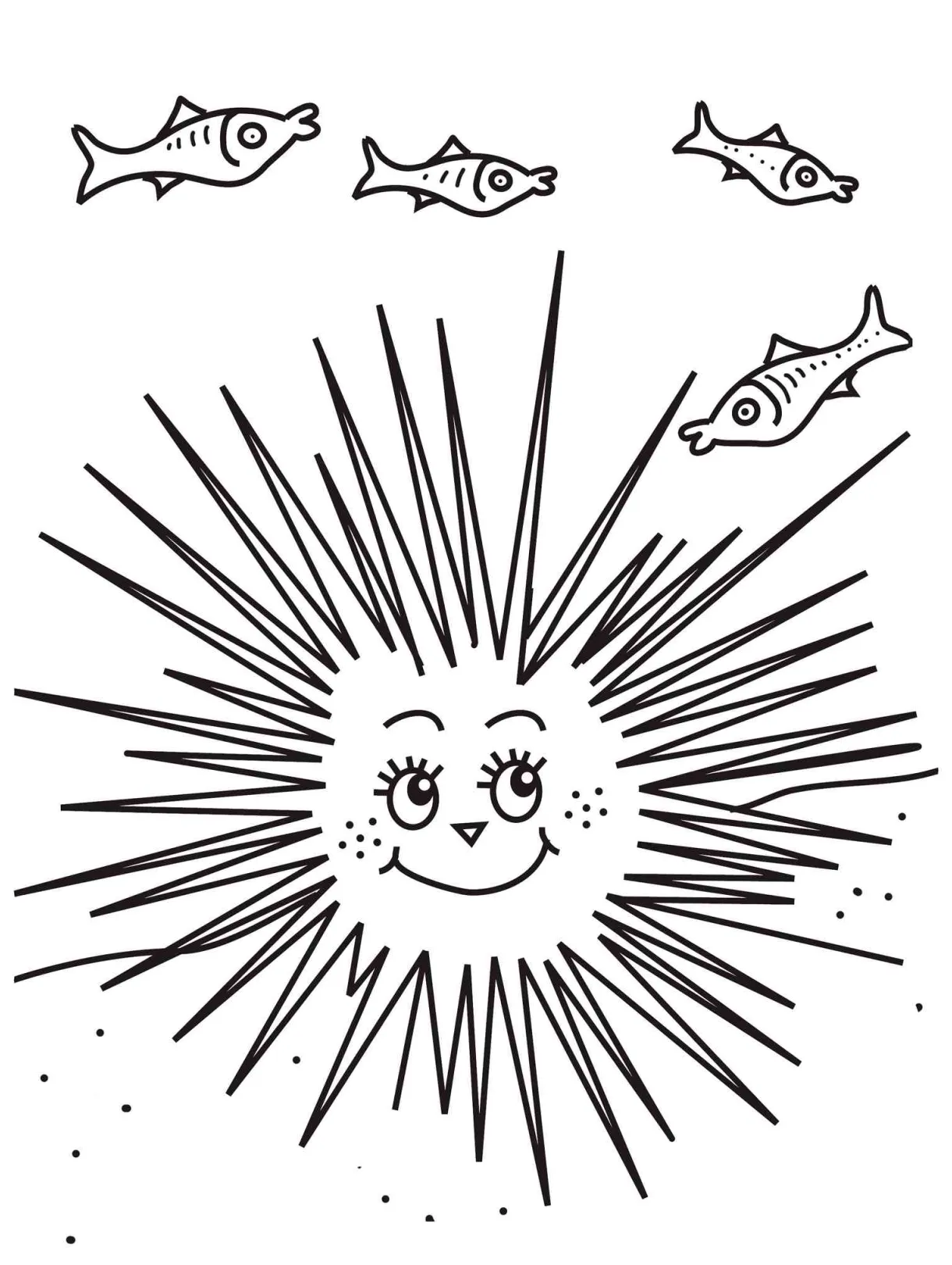 Sea Urchin coloring pages