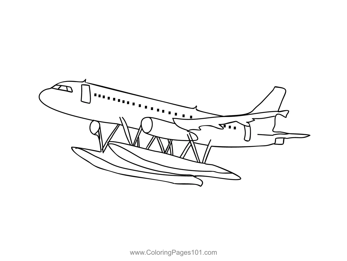 For kids free aeroplanes printable coloring