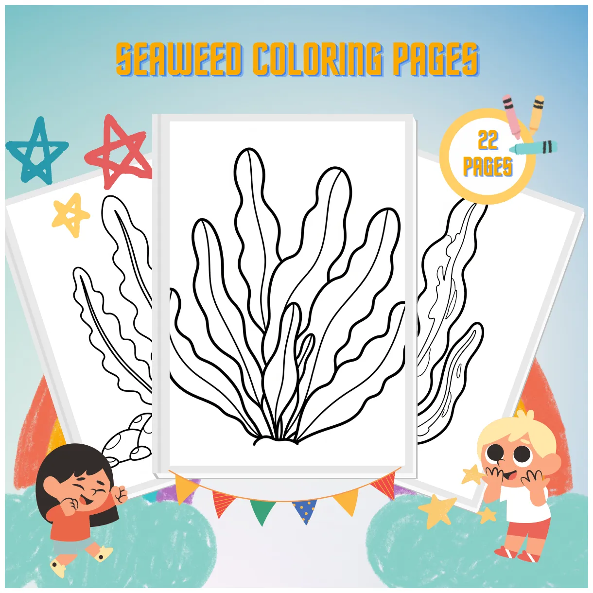 22 Seaweed Coloring Pages - Free & PDF Printable Designs