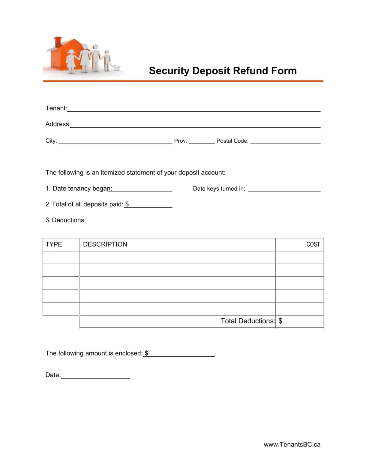 Free printable templates [tenant