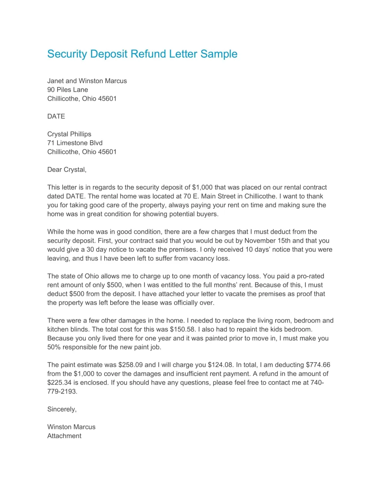 Free printable templates [tenant