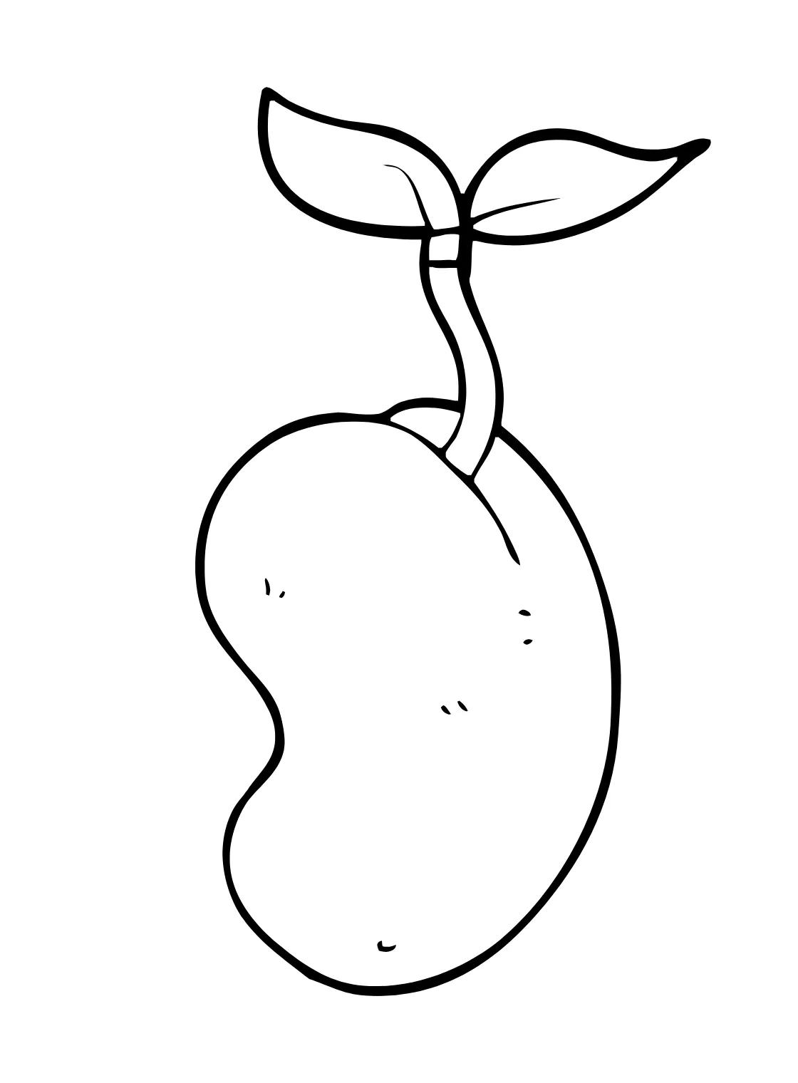 Seed Coloring Page - printable