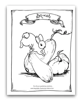 Vegetable seed packet coloring coloring pages