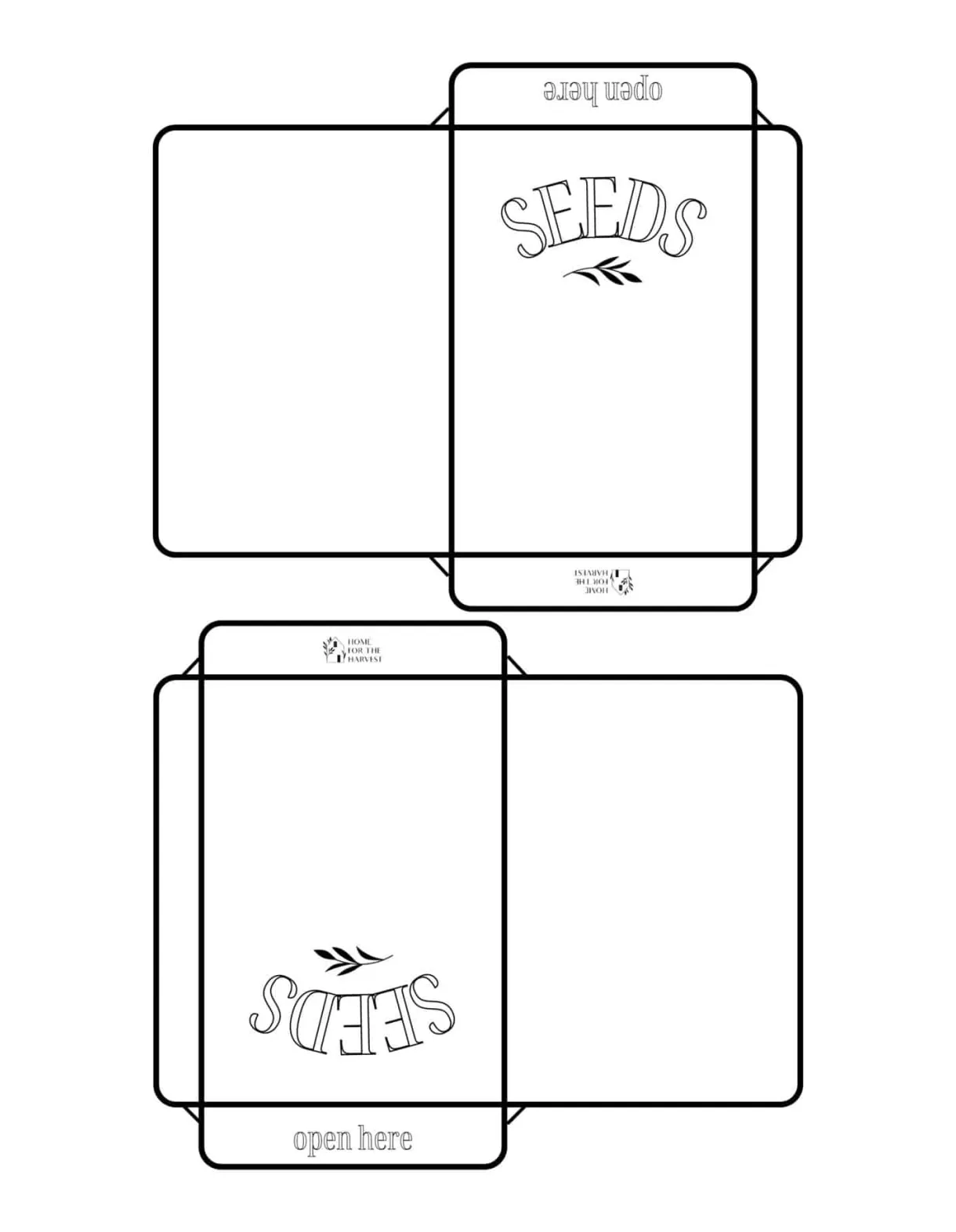 Seed packet template artofit