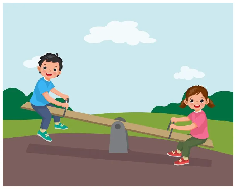 Seesaw vector art, icons, and graphics for