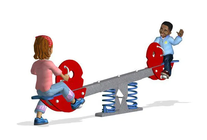 Spring seesaw by kompan