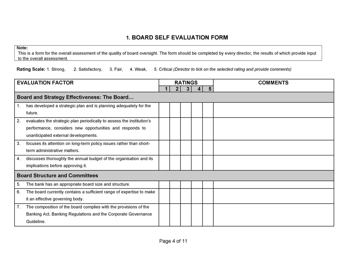 50+ self evaluation examples, forms & questions template lab
