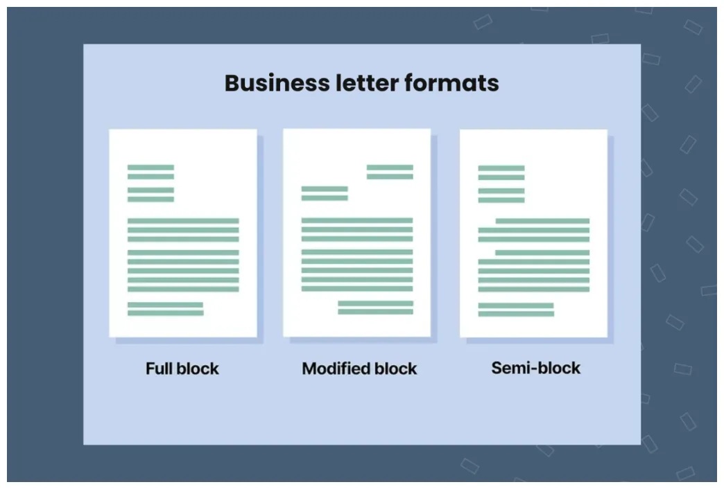 Semi block style business letter format at sasfloatblog blog