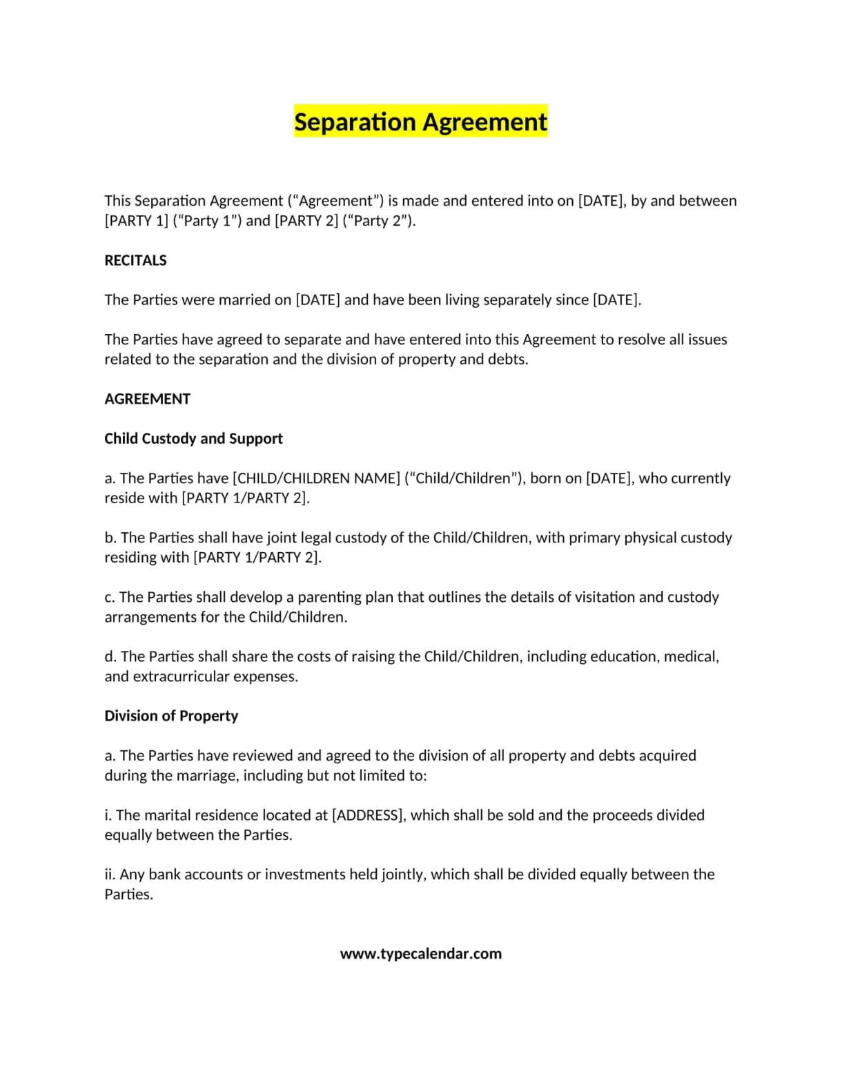 Free printable templates [pdf, word]