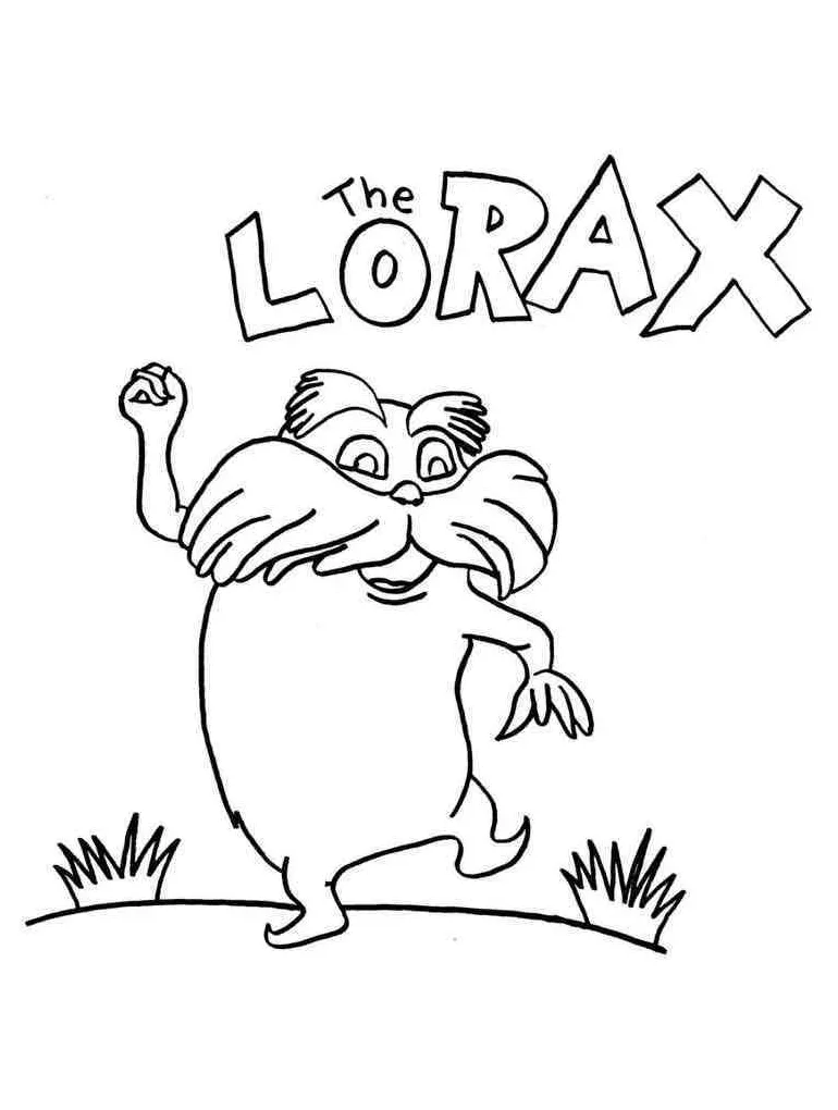 Dr seuss characters coloring pages