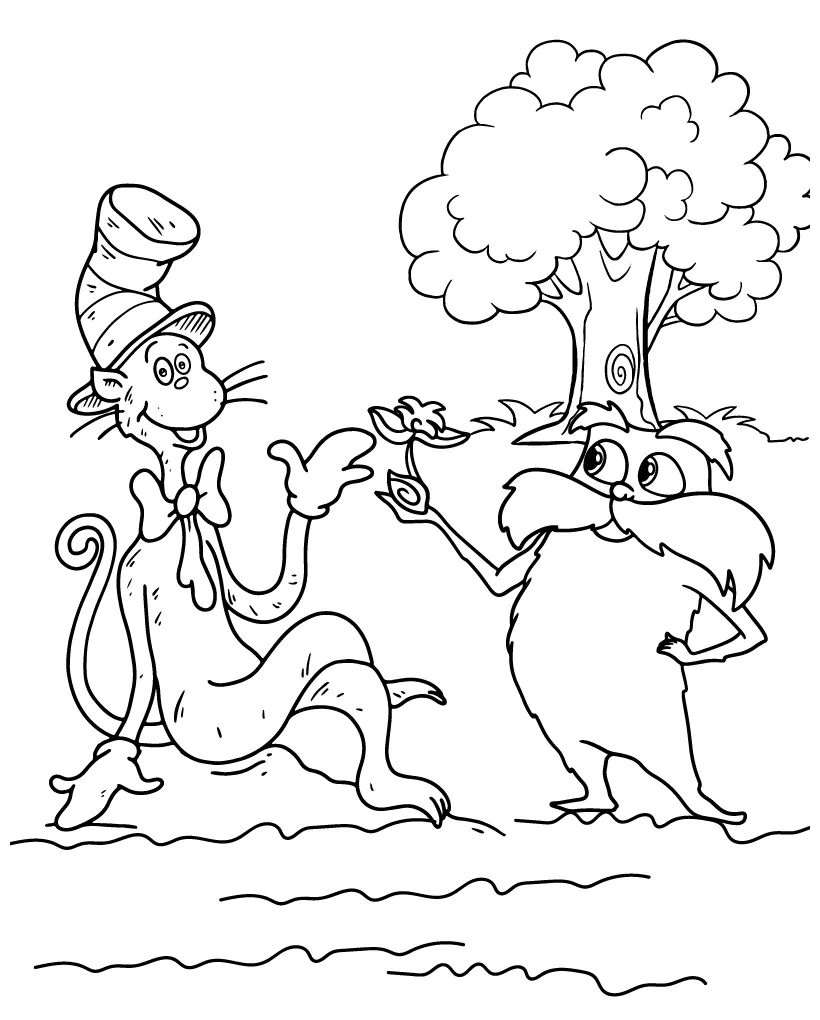 Dr. seuss coloring page-07