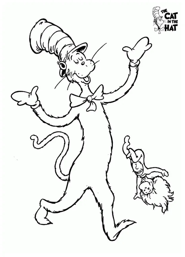 Free coloring pages of dr. seuss characters coloring home printable coloring page
