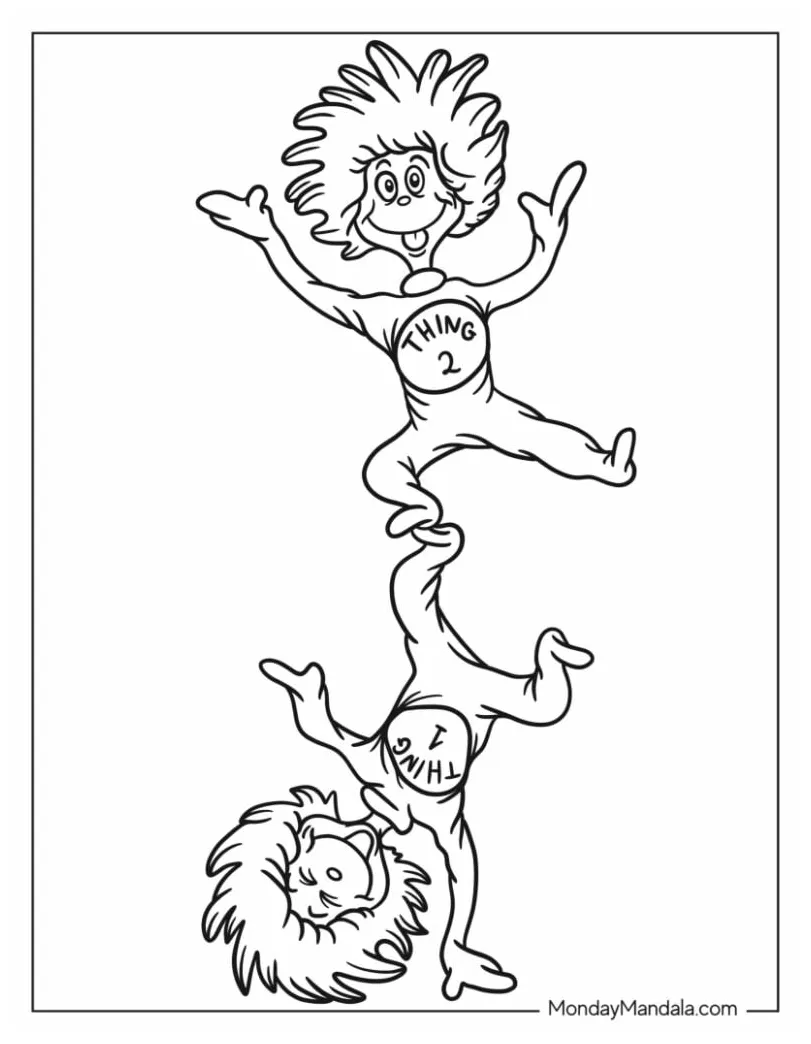 Dr seuss coloring pages the lorax