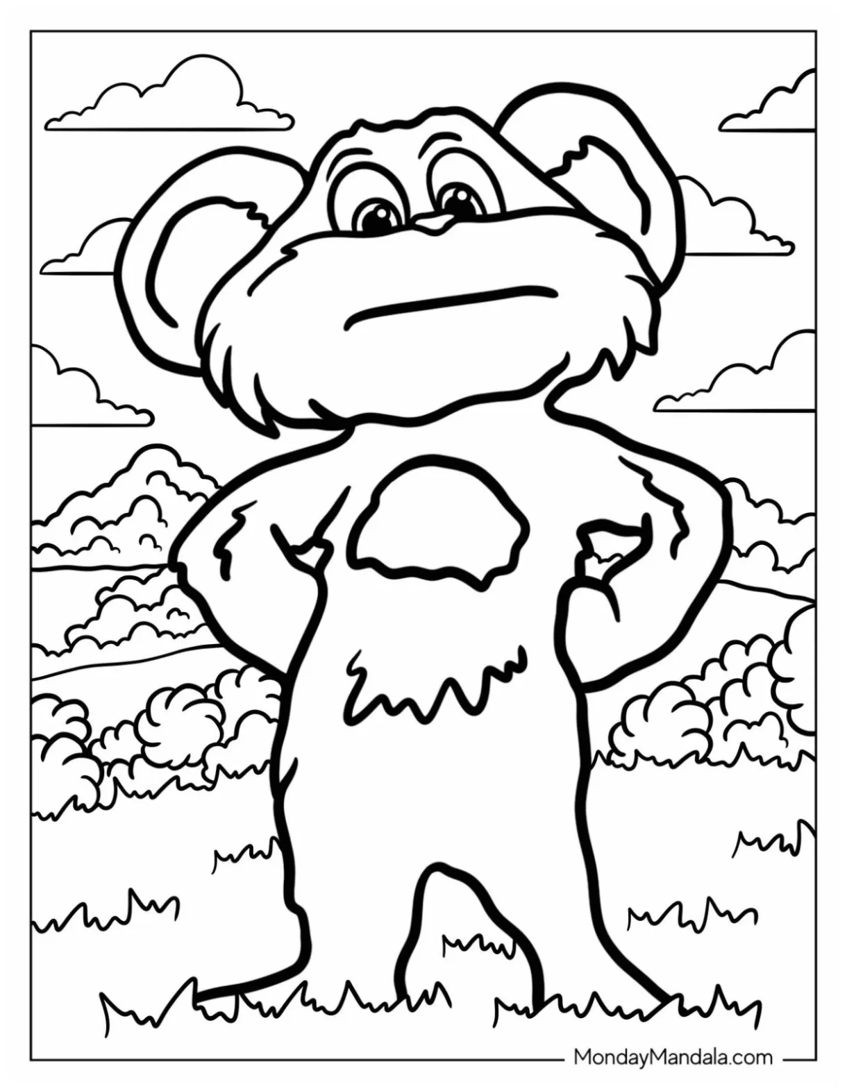 Dr seuss the lorax coloring pages [2025]