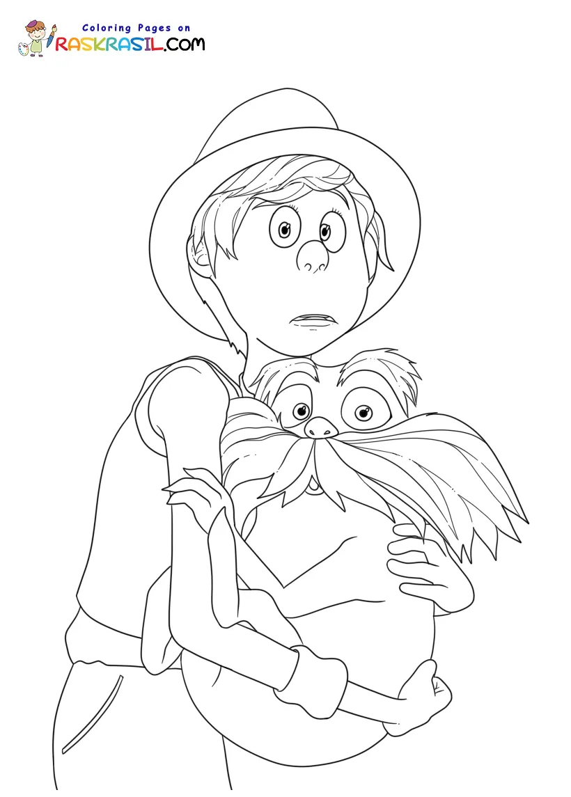 Lorax coloring pages