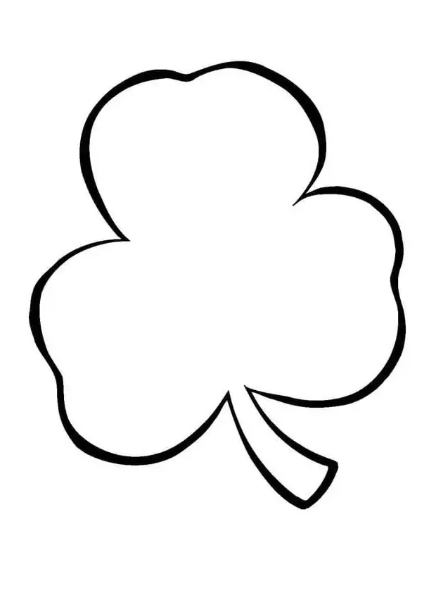 Shamrock coloring page