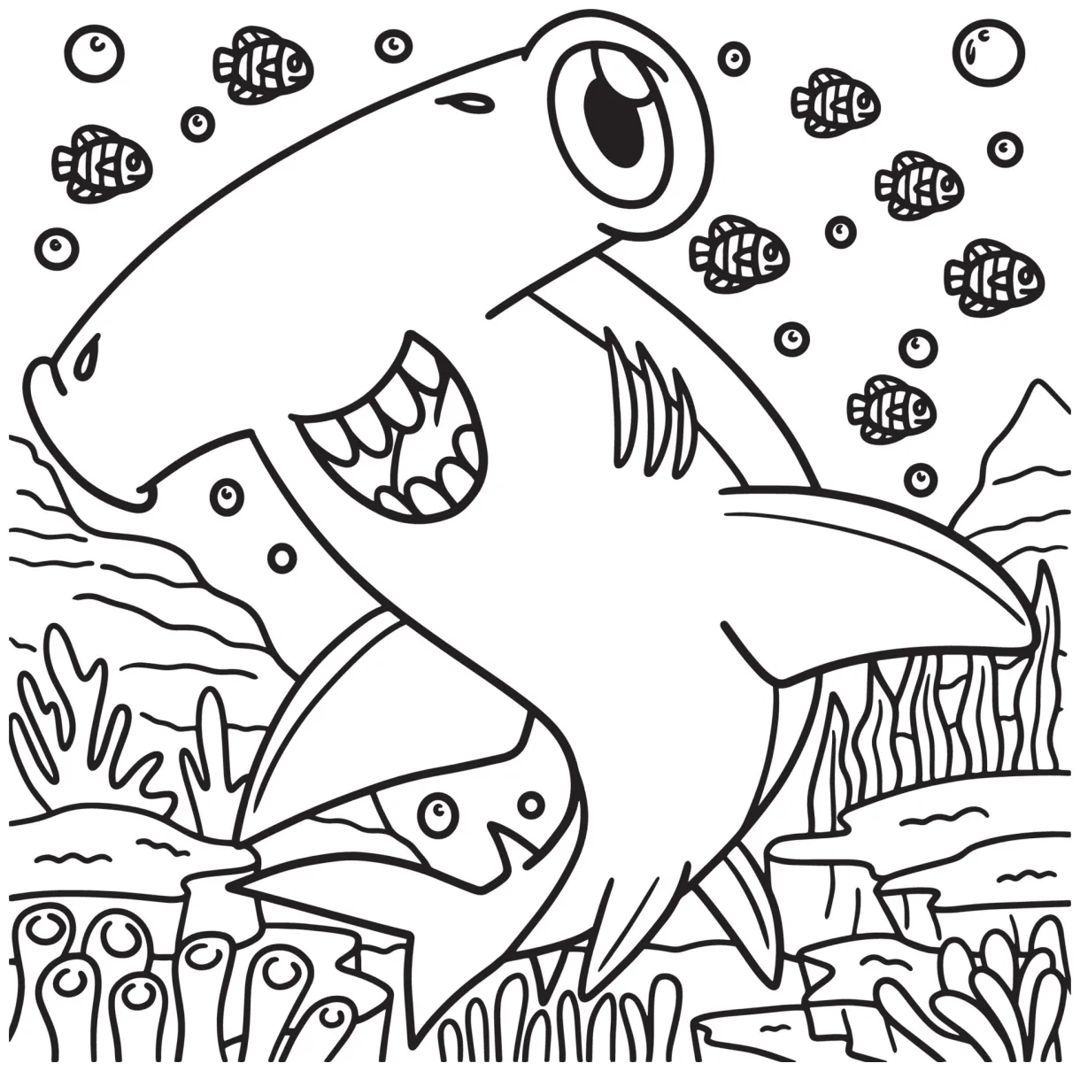 Hammerhead for kids 10789028 vector art at vecteezy