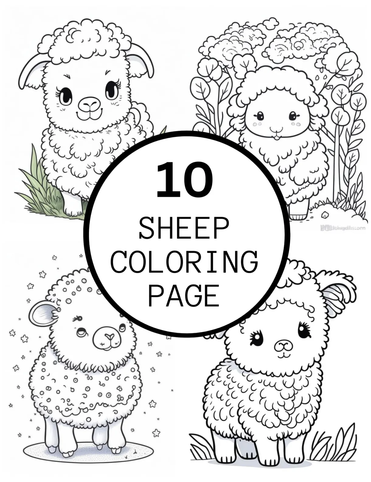 Suzie Sheep Coloring Page Coloring Pages