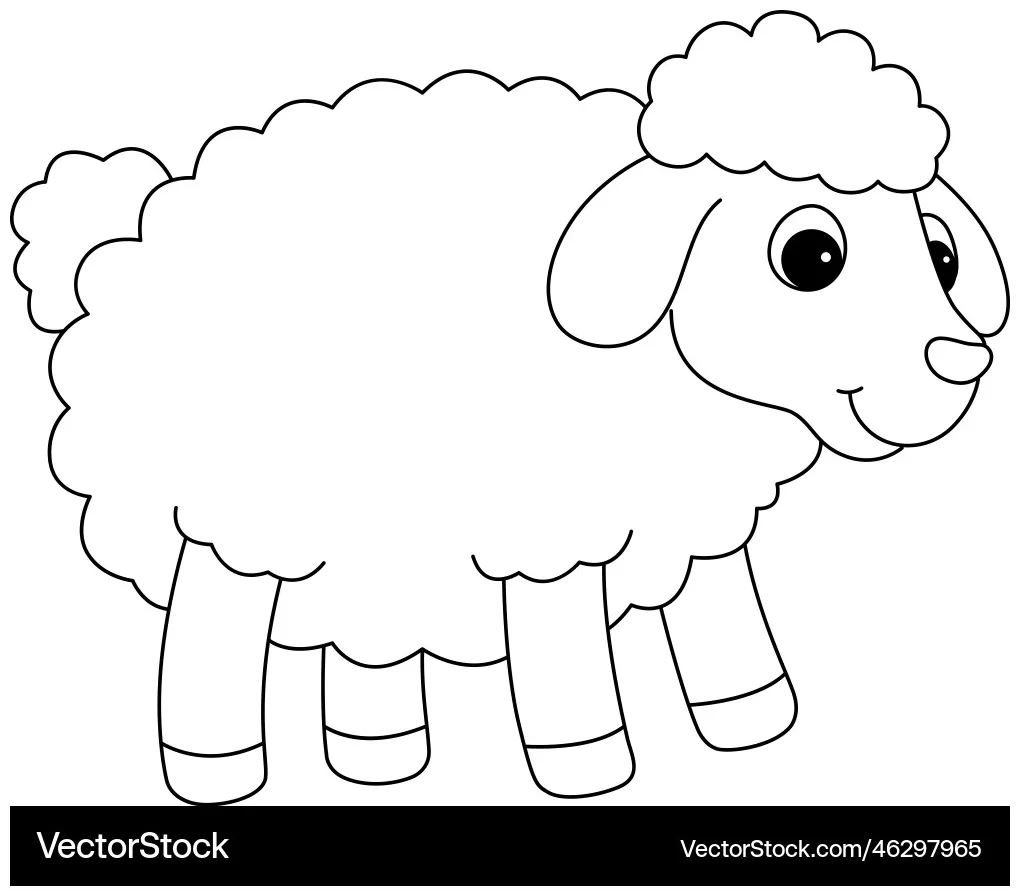 Sheep Coloring Page 24 Sheep Coloring Pages (Free PDF Printables)