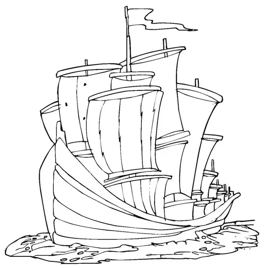 Ship Coloring Page & coloring book. 6000+ coloring pages.