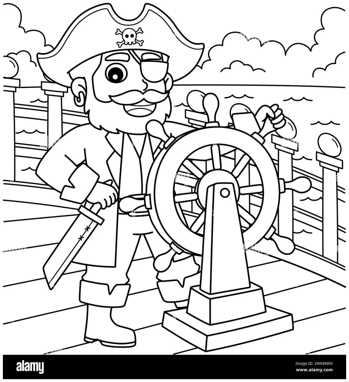 Ship Wheel Coloring Pages Dharmachakra Drawing Window Ship's Wheel