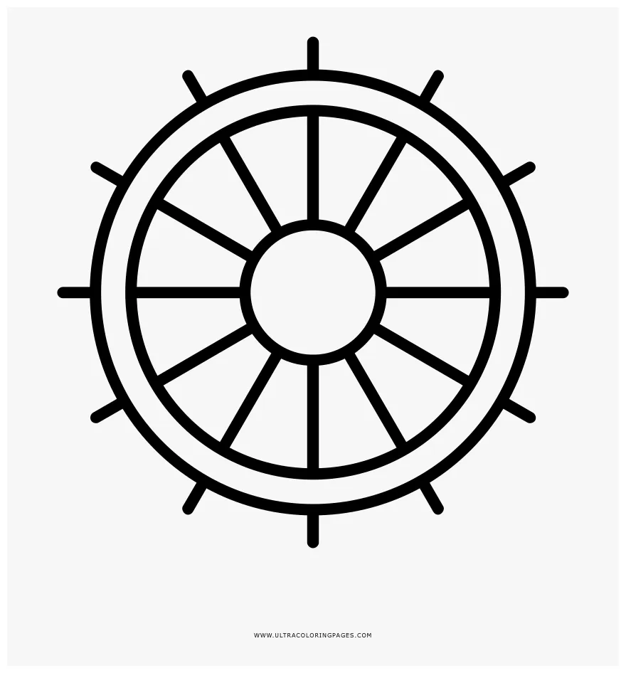 Ship wheel coloring pages printable coloring page