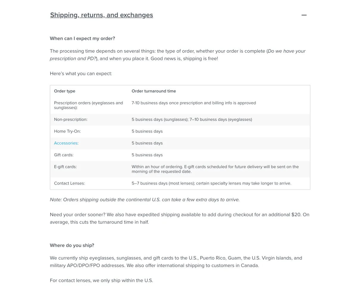 8 keys to writing a shipping policy [+templates and examples] optimoroute