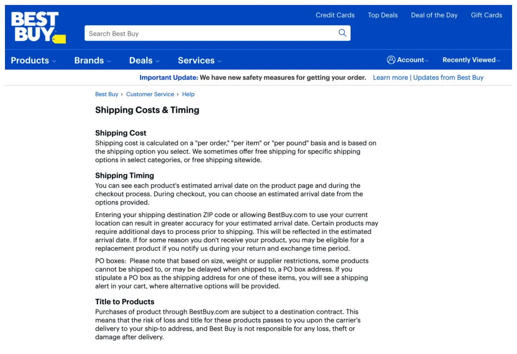 8 keys to writing a shipping policy [+templates and examples] optimoroute